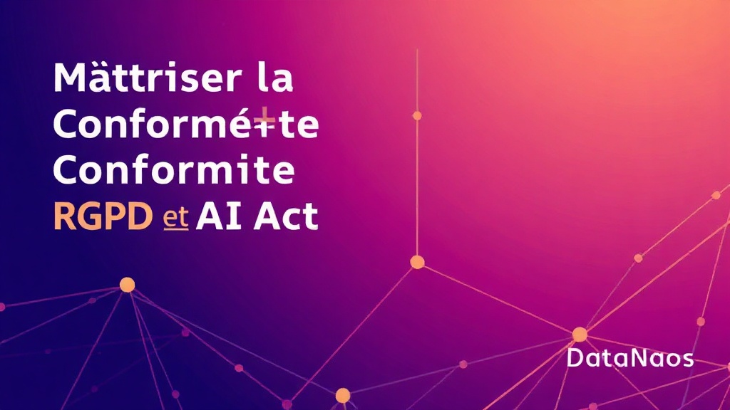 Maîtriser la Conformité RGPD et AI Act : Une Approche Intégrée